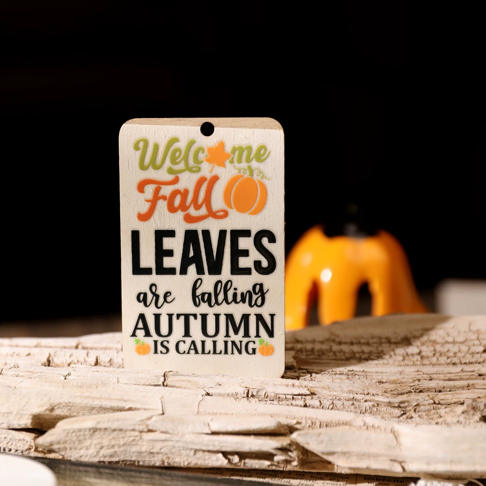 2 Sheets Waterproof Rub on Stickers - Autumn Quotes TZ28