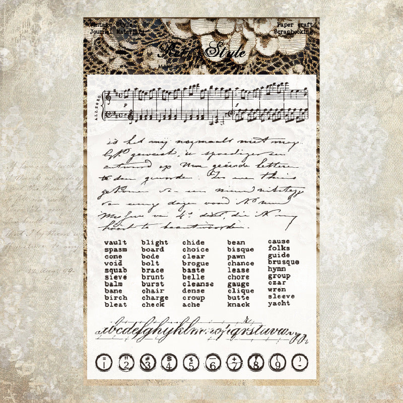 Clear Silicone Stamp STM534