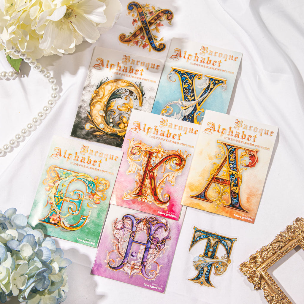 36 Pcs Letter PET Stickers ZMYS