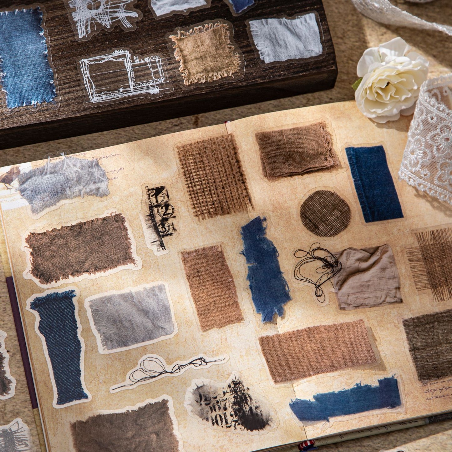 30 Pcs Sewing Theme PEET Stickers FRSG