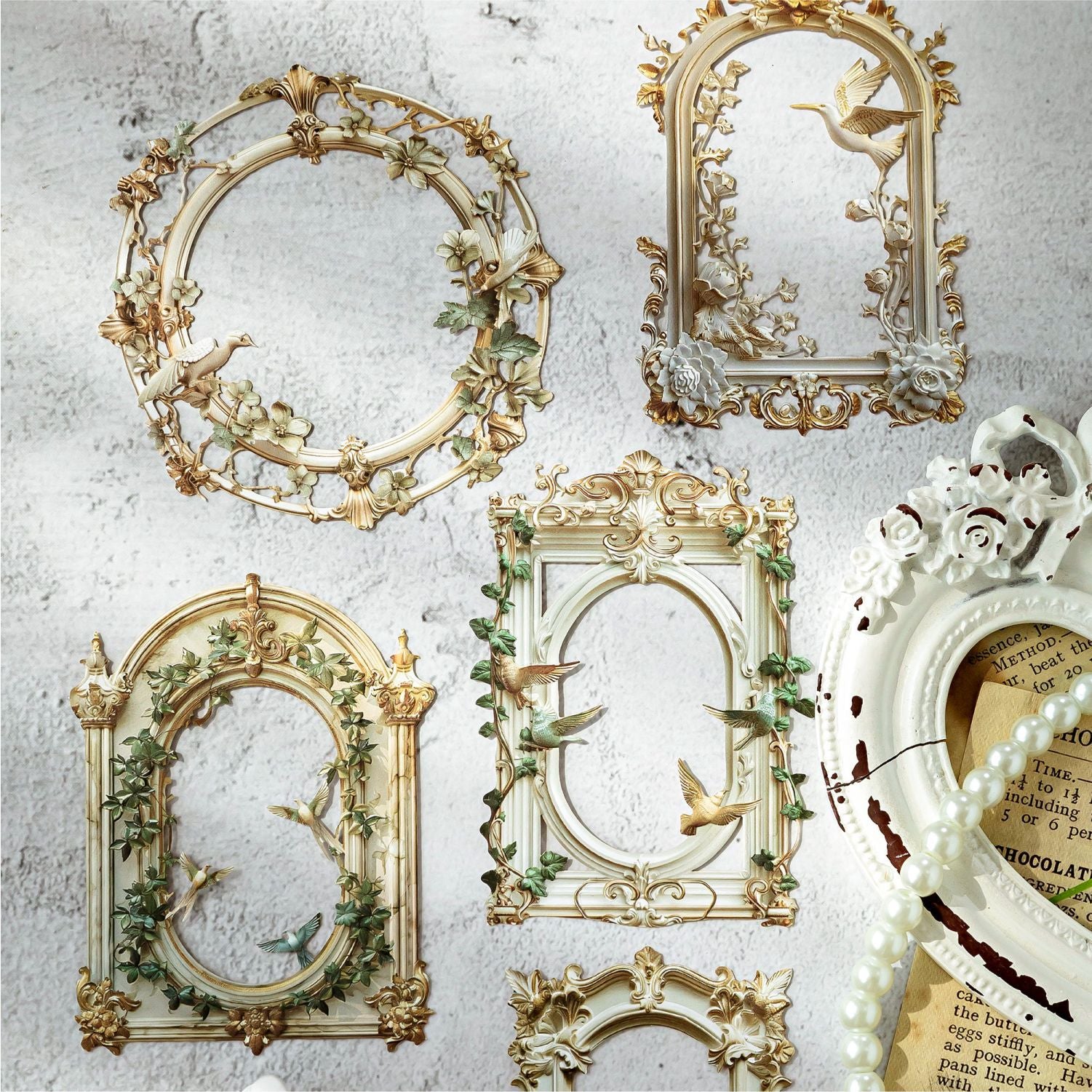10 Pcs Frame Cardstock Paper BSLJ