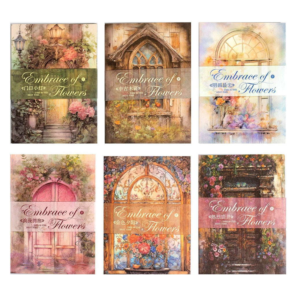 32 Pcs Windows Junk Journal Paper HDYB