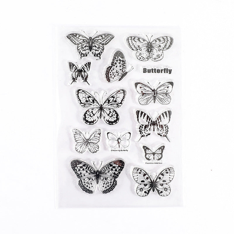 Clear Silicone Stamp Set - Butterfly