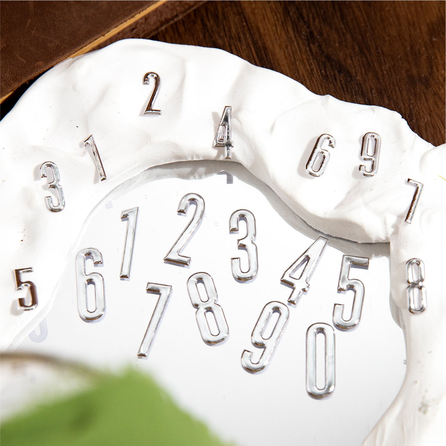 1 Sheet Gold Sliver Alphabet Letter PET Stickers SZYW