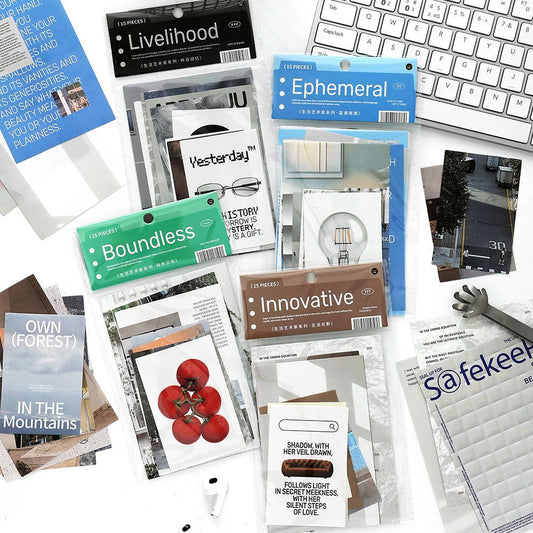15 Pcs Aesthetic Journal Stickers SHYSJ