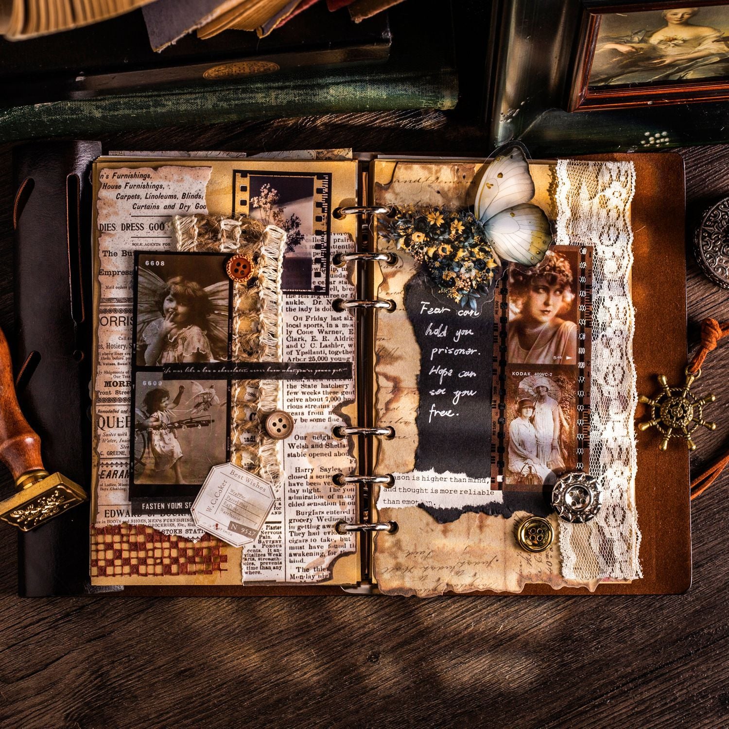 30 Pcs Vintage Scrapbook Paper JMSXL