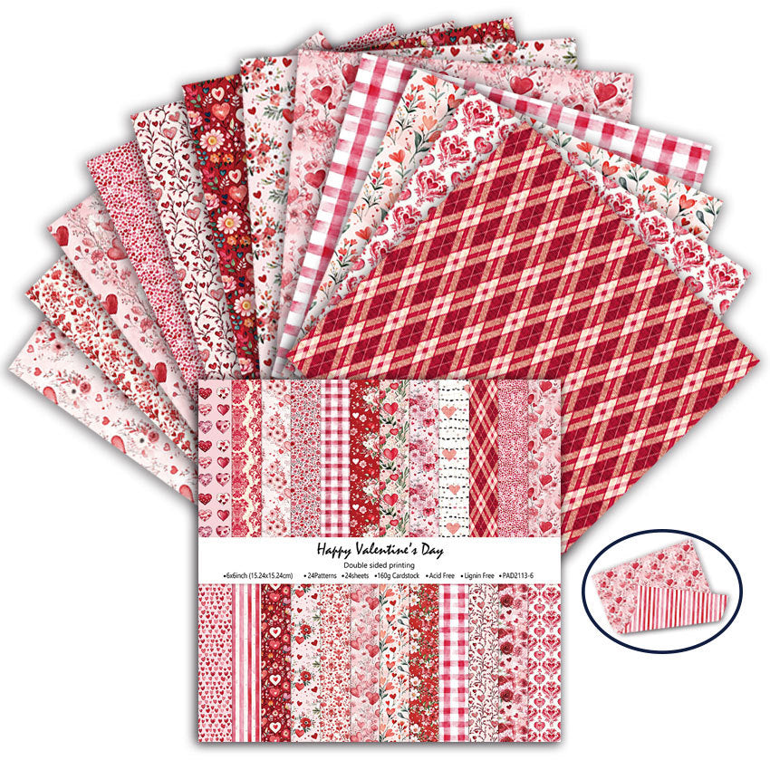 6 inch Scrapbook Paper Pad JYY6113