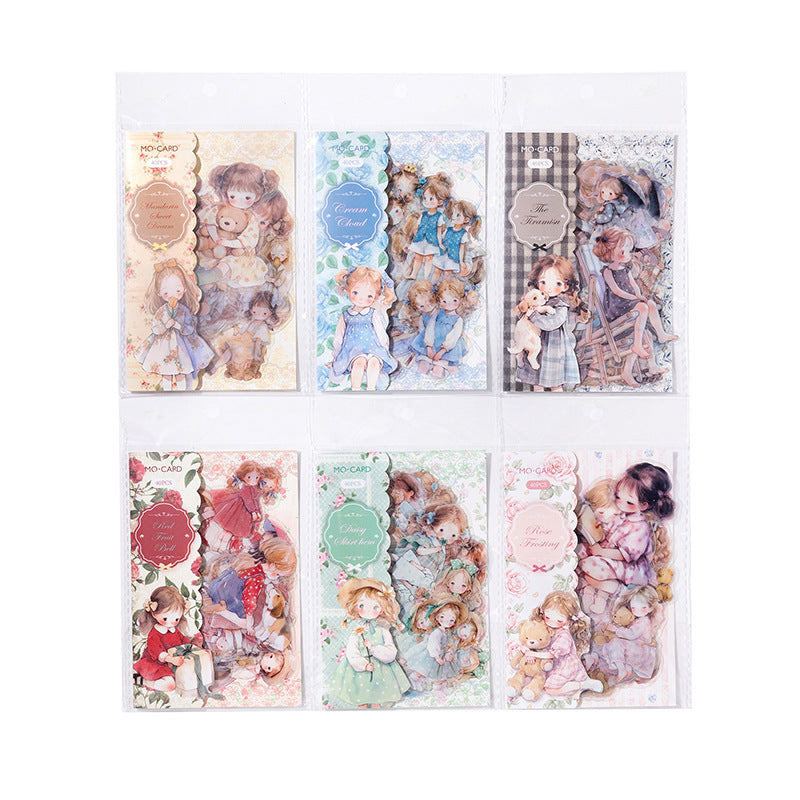 40 Pcs Childhood Kids PET Stickers WWBW