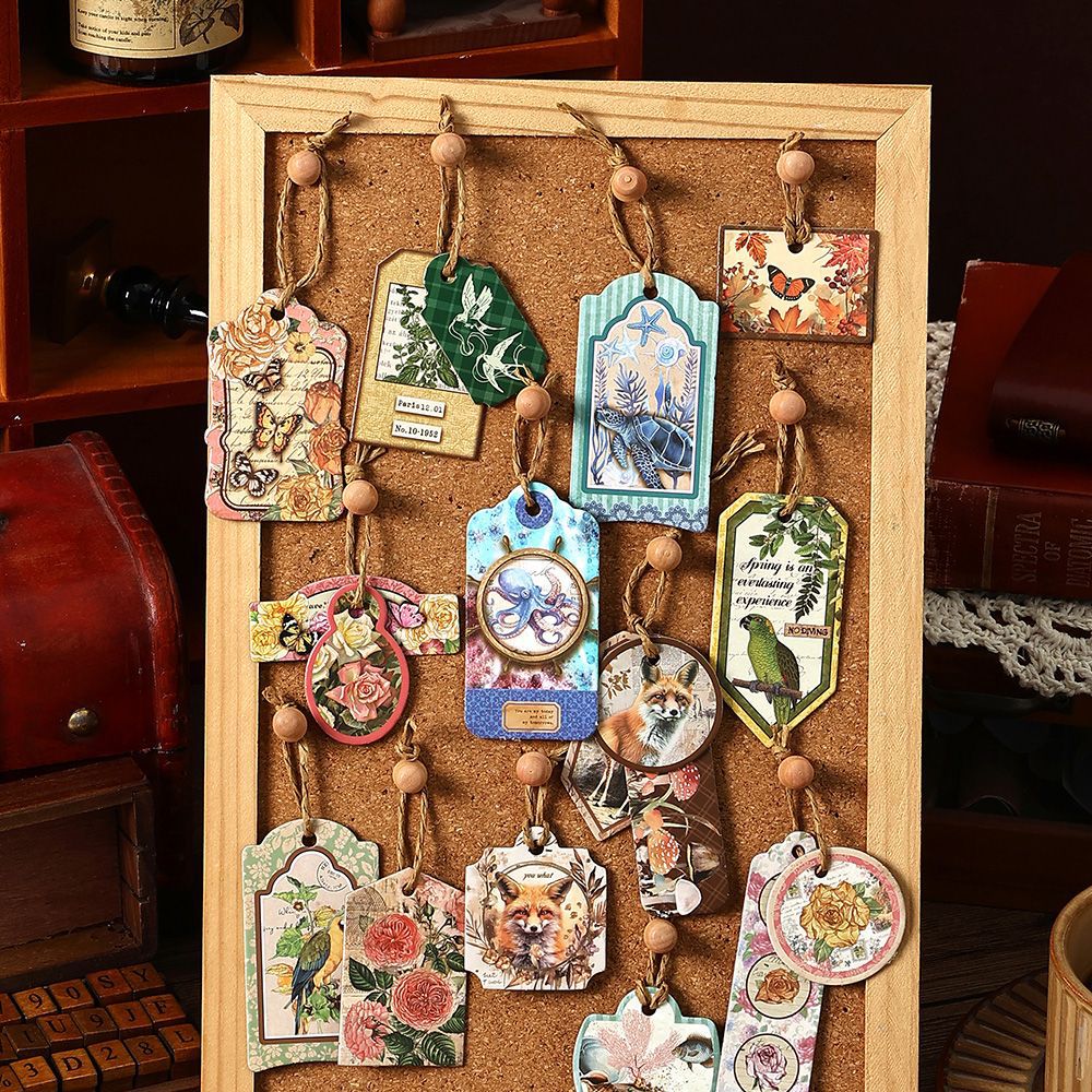 30 Pcs Natural Theme Cardstock Supplies ZRZW