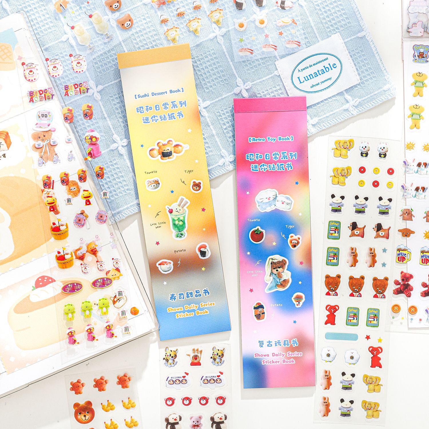 12 Sheets Cute Journal Planner Stickers ZHRC