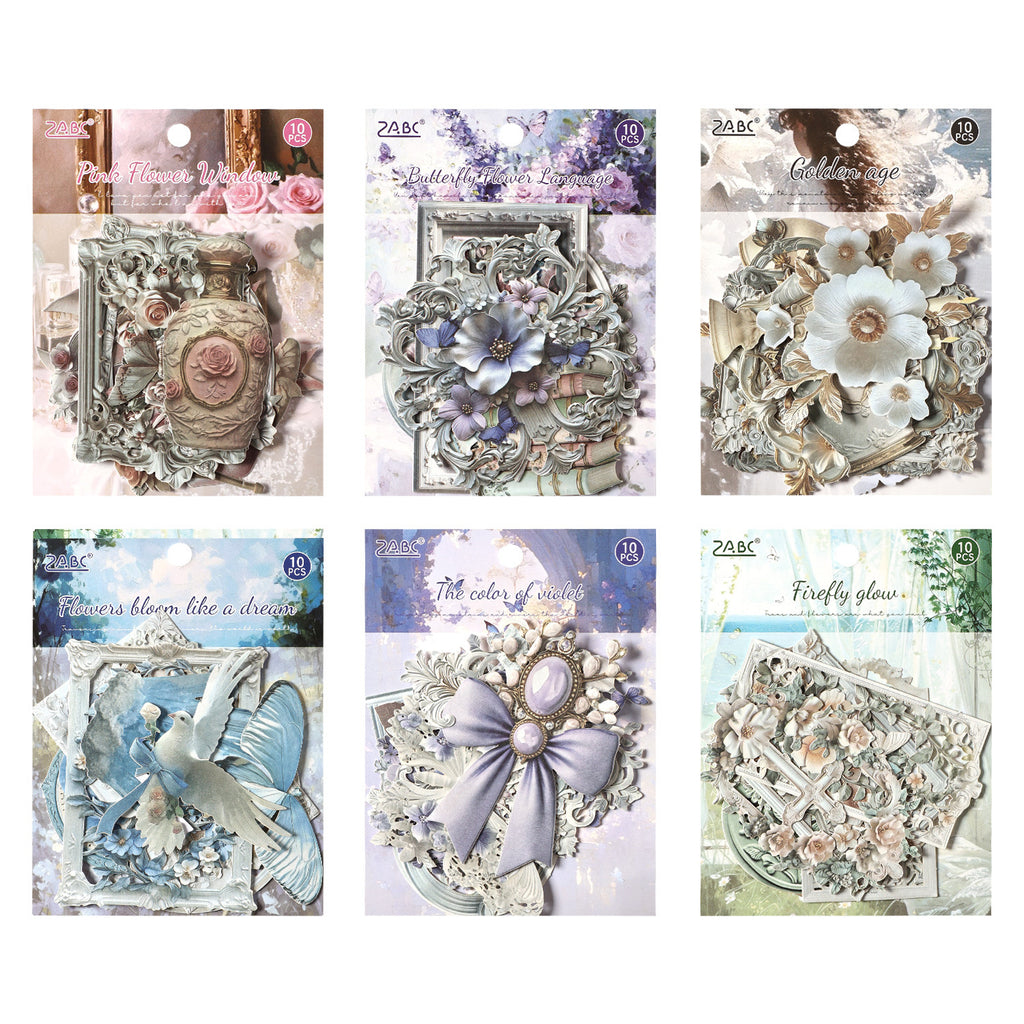 10 Pcs Aethetic Journal Stickers LYSH