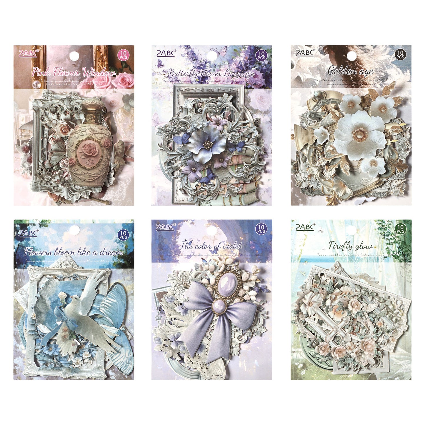 10 Pcs Aethetic Journal Stickers LYSH