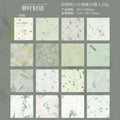 30 Pcs Floral Scrapbook Paper CXXB