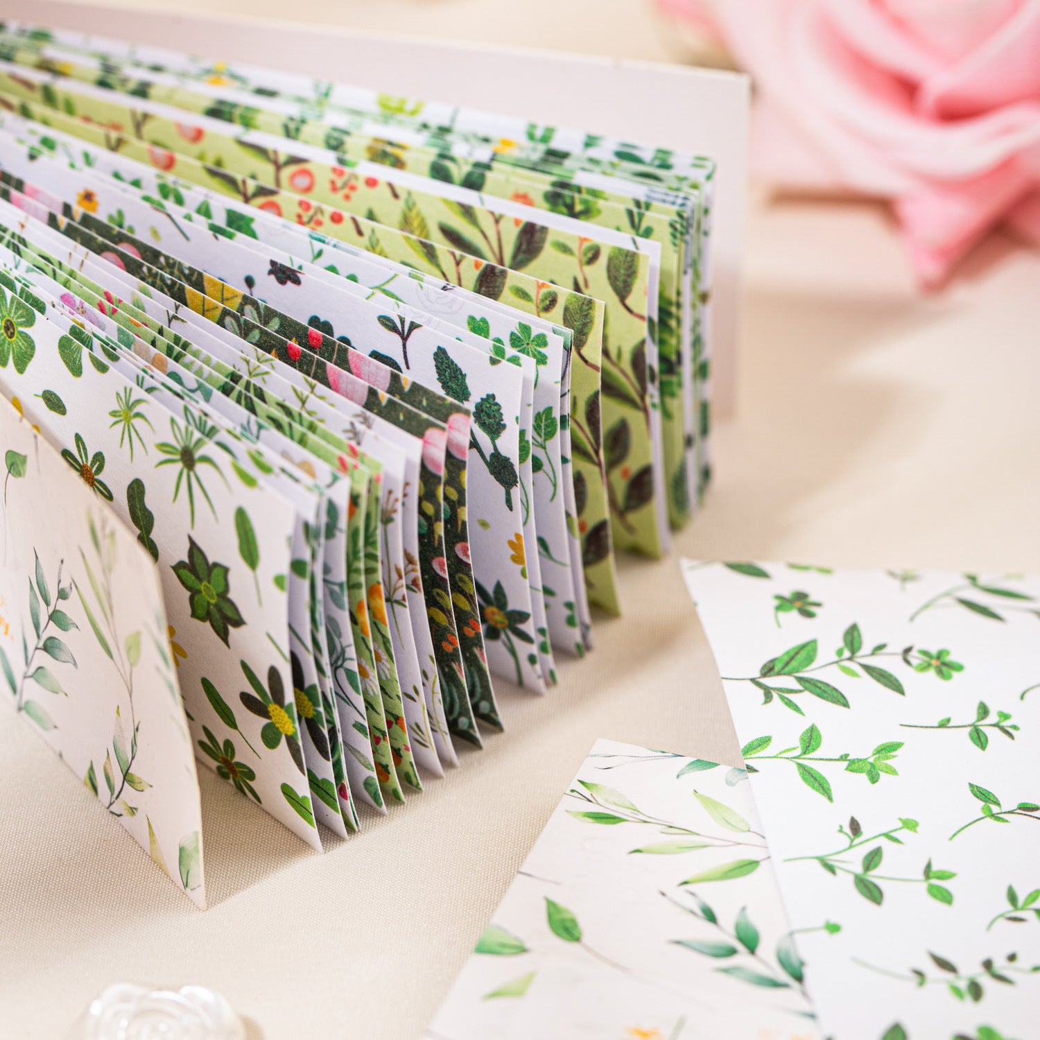 30 Pcs Floral Washi Stickers Book HMHJ