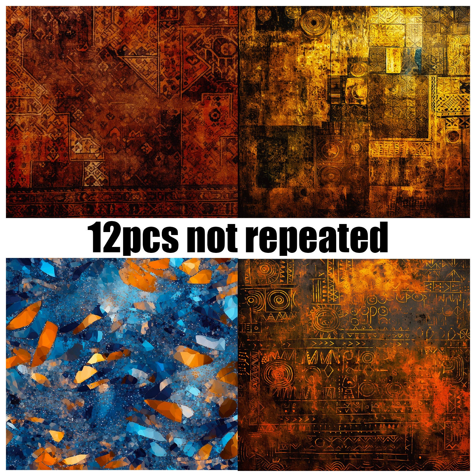 6 inch Vintage Scrapbook Paper Pad PA730