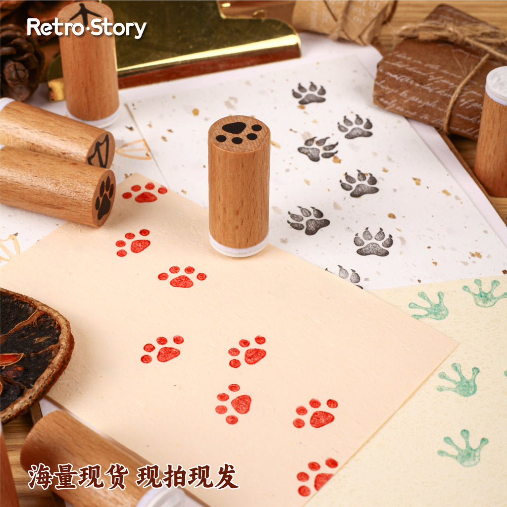 Animal Claw Wooden Stamp ZZXL