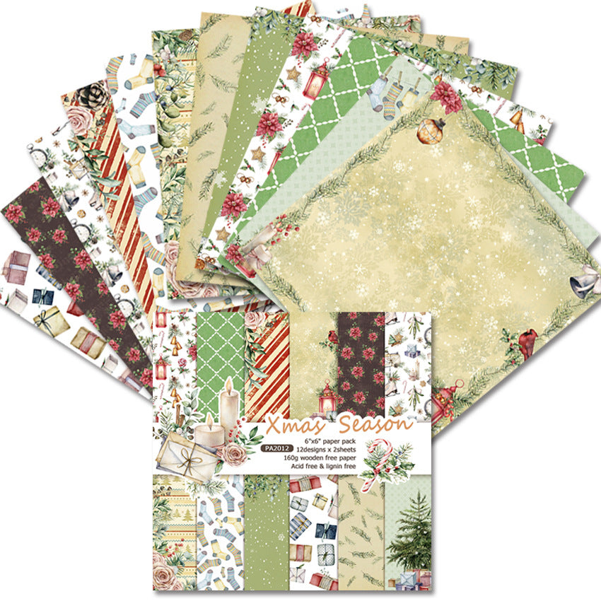 6 inch Scrapbook Paper Pad JYY2012