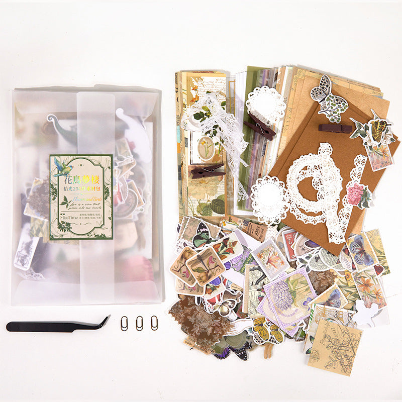 251pcs/Pack Junk Journal Supplies Kit for Starter