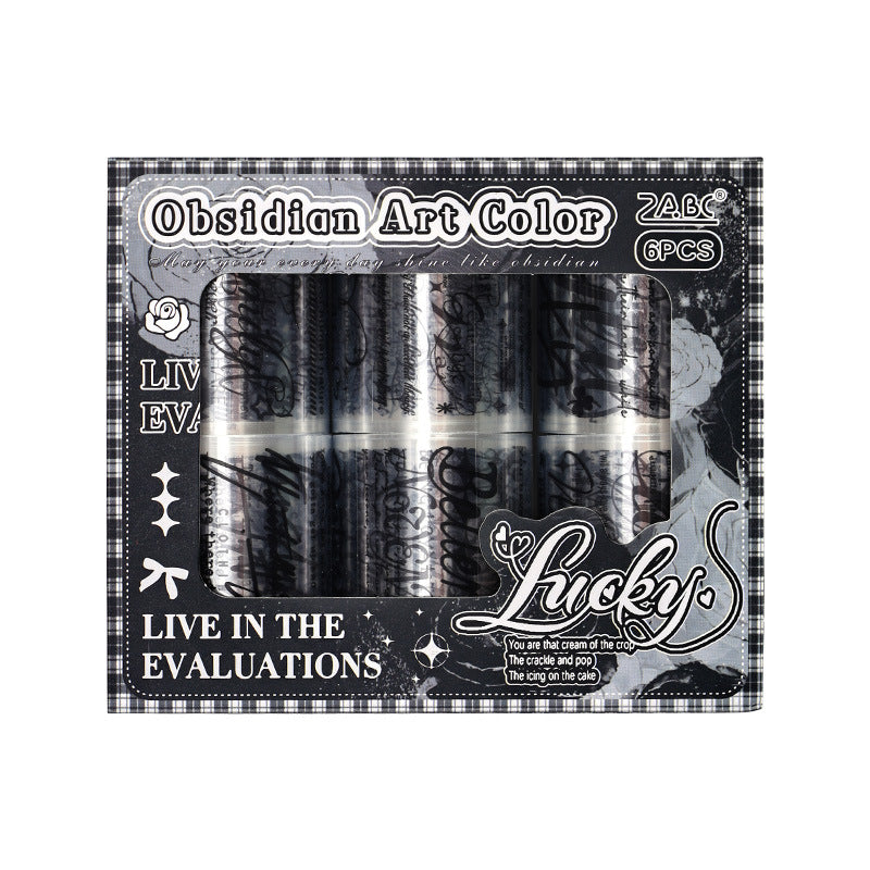 6 Rolls Quote Word PET Tape Set HYYC