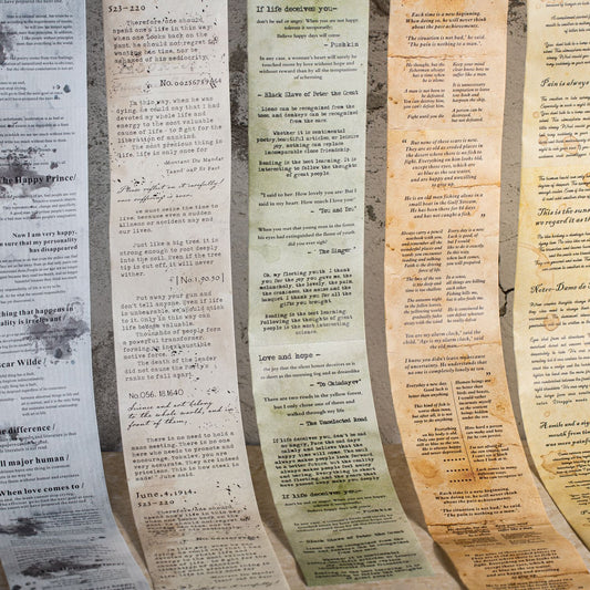 1 Roll Masterpiece Themed Washi Tape WHSG