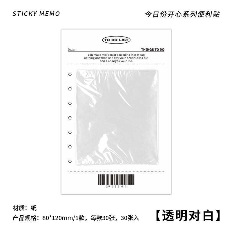 30 Pcs Creative Notepad JRFKX