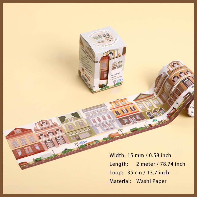 4 Rolls Cake Theme Washi Tape Set XDTMZH