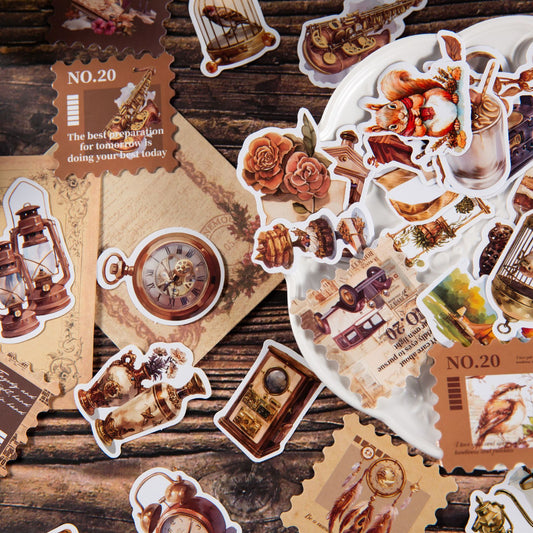 300 Pcs Gadget Food Travel Stickers SXWF