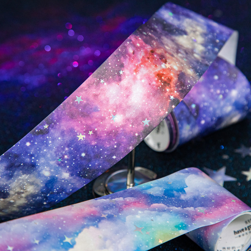 1 Roll Galaxey Night Sky Washi Tape FXMJ