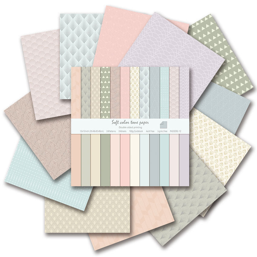 12 inch Scrapbook Paper Pad JYY092