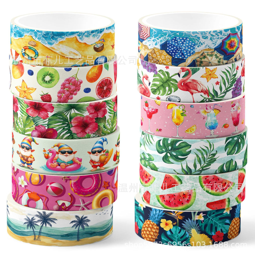 12 Roll Washi Tape Set ZH168