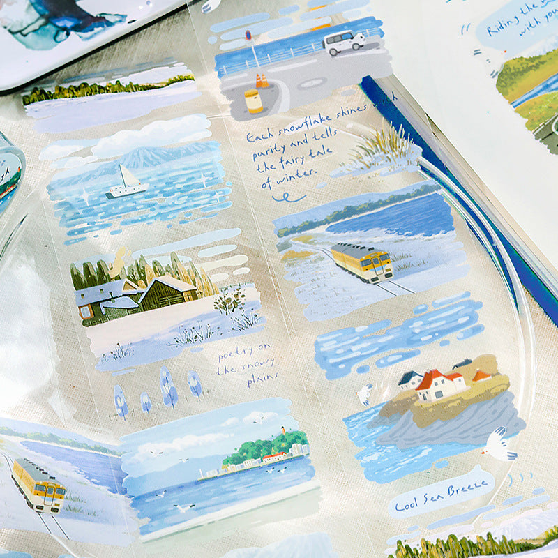 Wanderlust Chronicles Scenery Clear PET Tape - Sea
