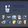 20 Pcs Weather PET Stickers QXWQ