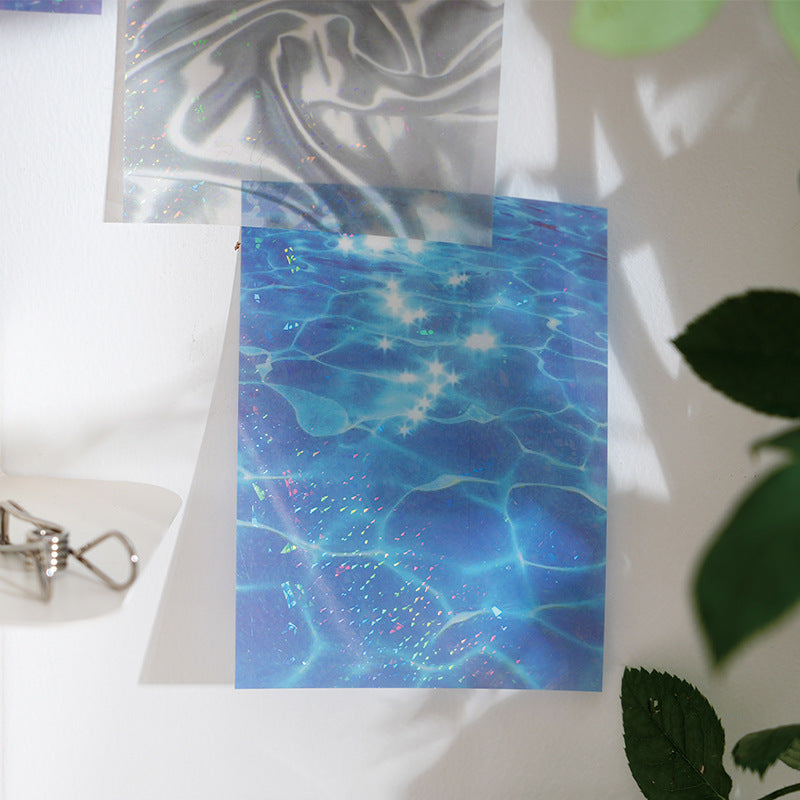 20 Pcs Creative Background Paper Stickers LDXH