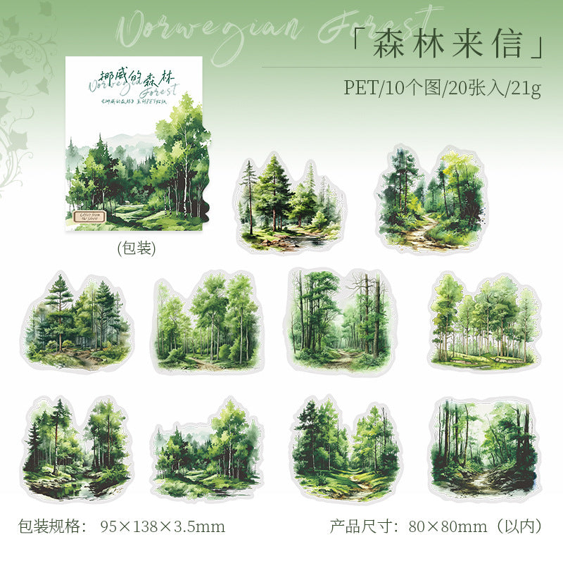 20-Pcs-Forest-Plant-PET-Stickers-NWDSL