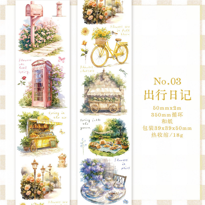 1 Roll Creative Washi Tape HJKJ