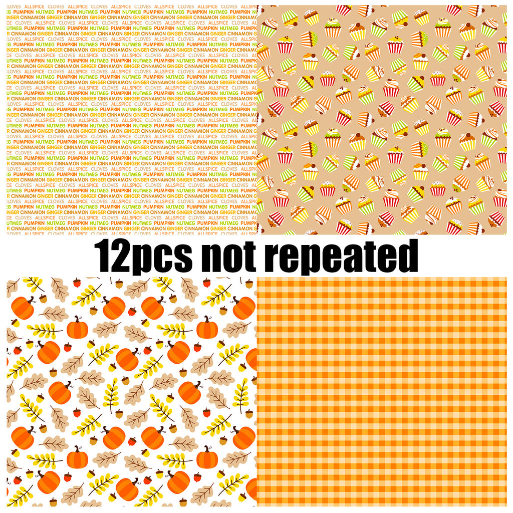 6 inch Autumn Scrapbook Paper Pad PA322
