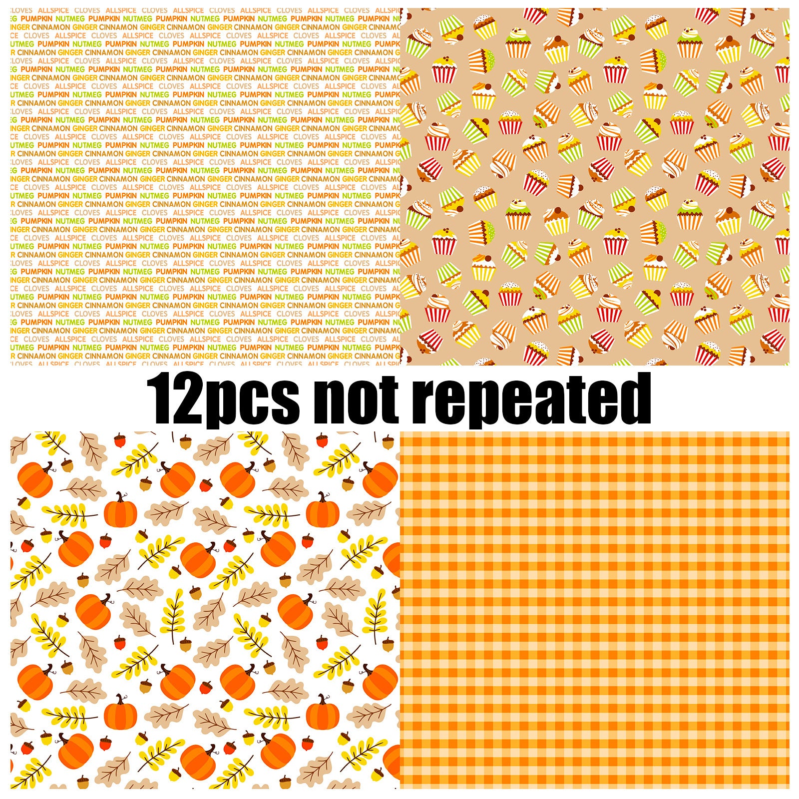 6 inch Autumn Scrapbook Paper Pad PA322