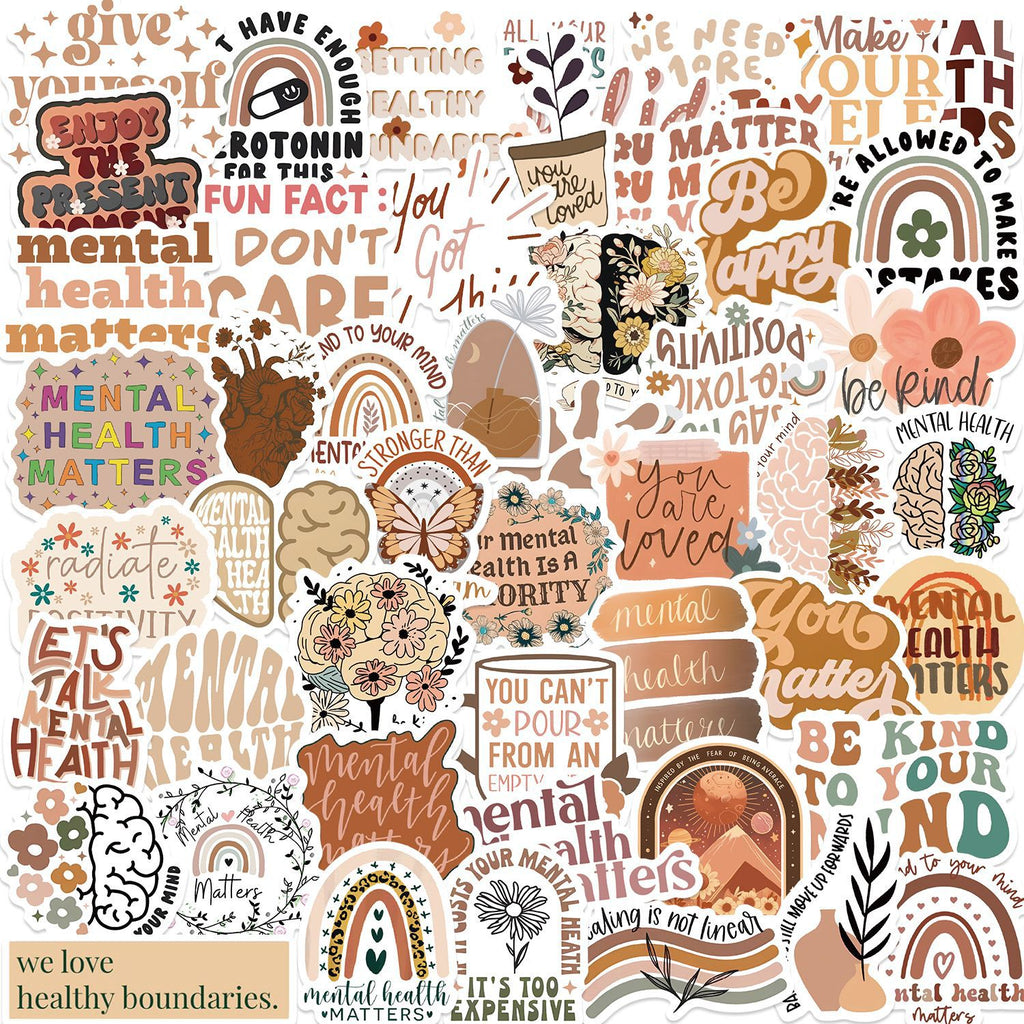 50PCS Boho Waterproof Vinyl Stickers BHO01