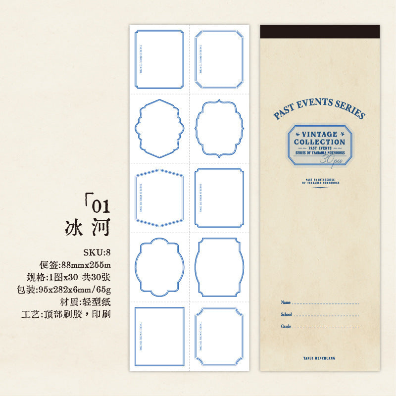 30 Pcs Creative Notepad Paper WRZS