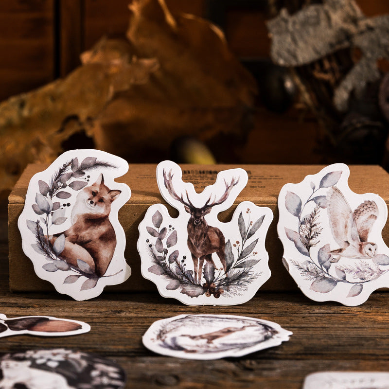 46 Pcs Winter Animal Stickers NDQY