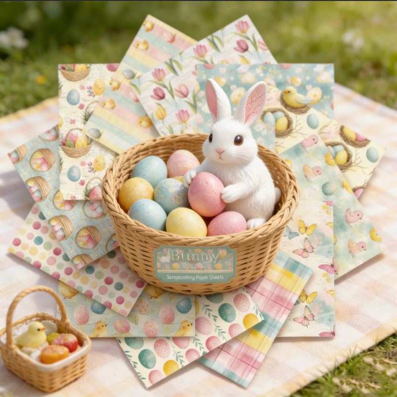 6 inch Easter Scrapbook Paper Pad SKP003