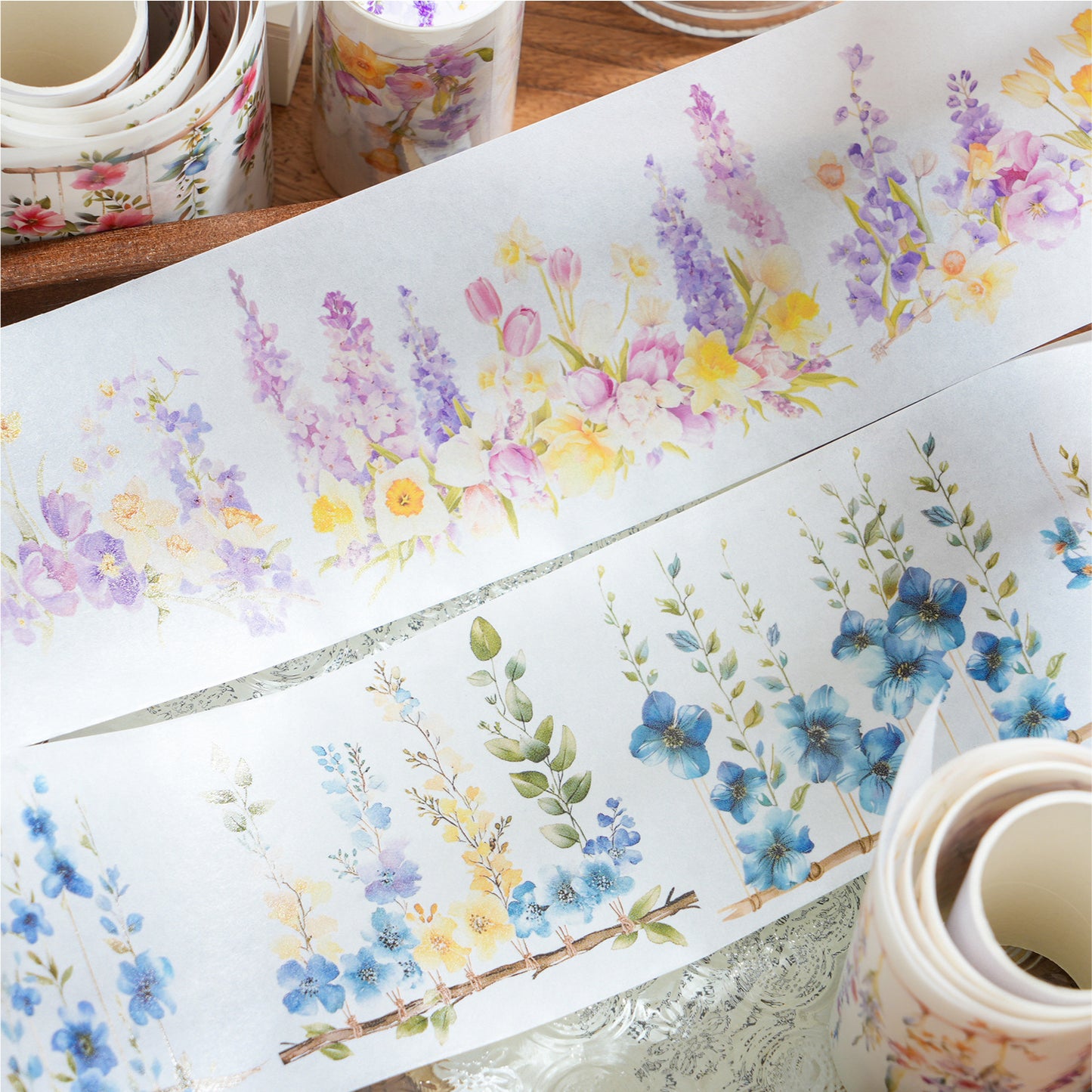 1 Roll Flower Vine Washi Tape YDHY