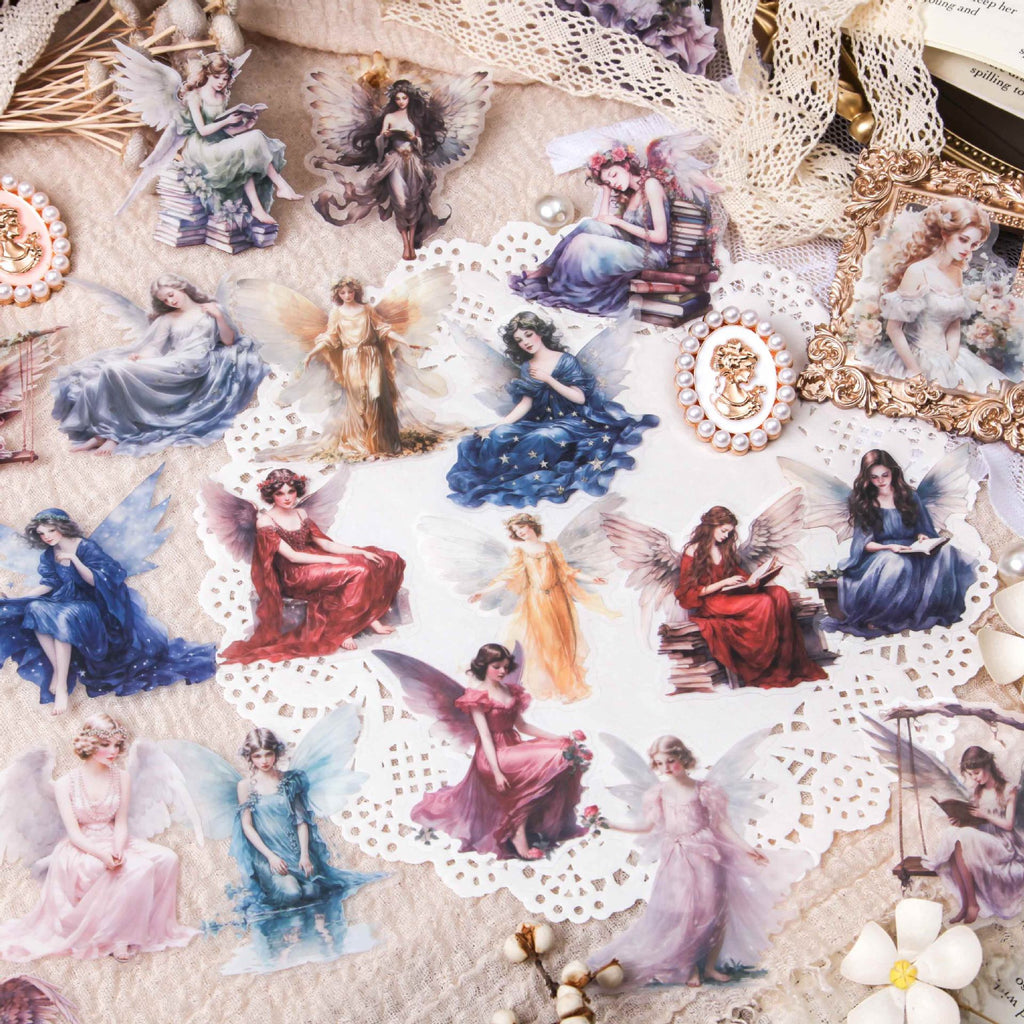 10 Pcs Vintage Princess PET Stickers HJGZ