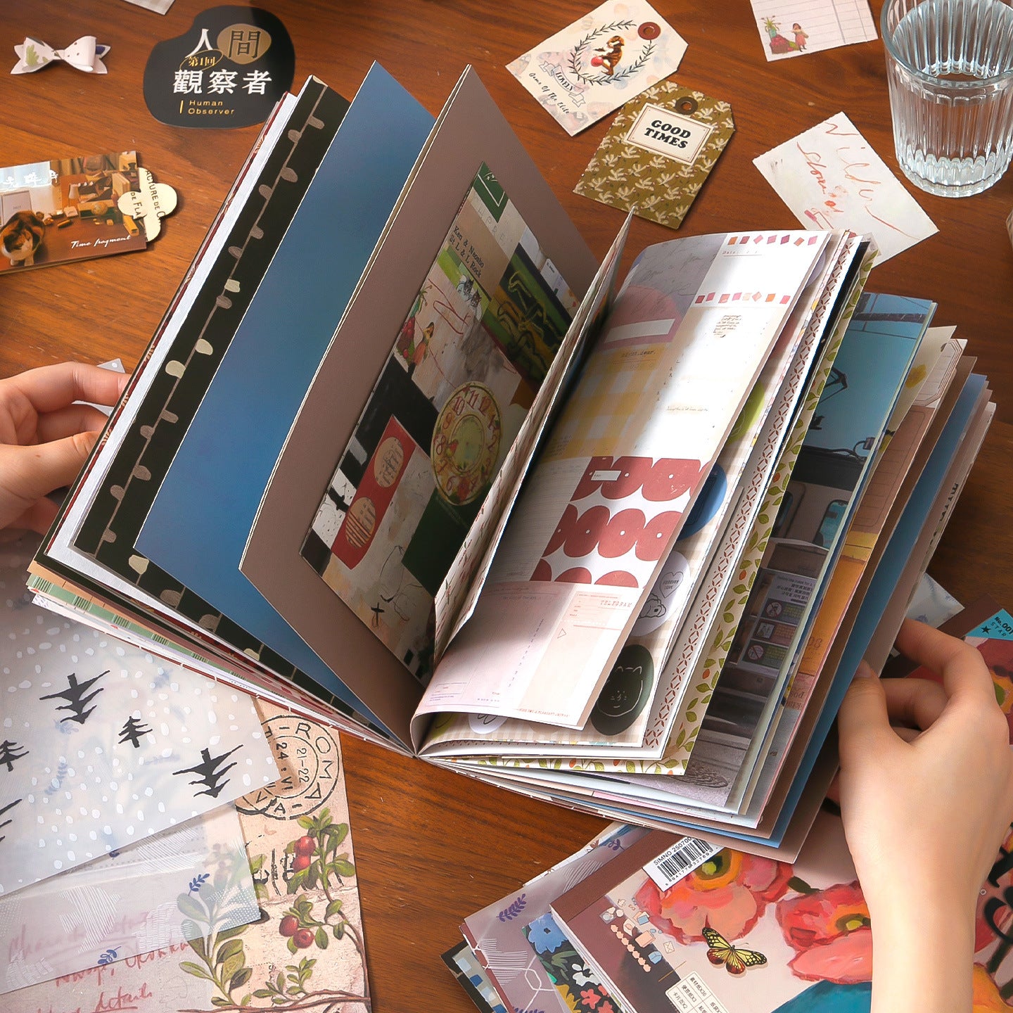 46 Pcs Vintage Junk Journal Paper LGSK