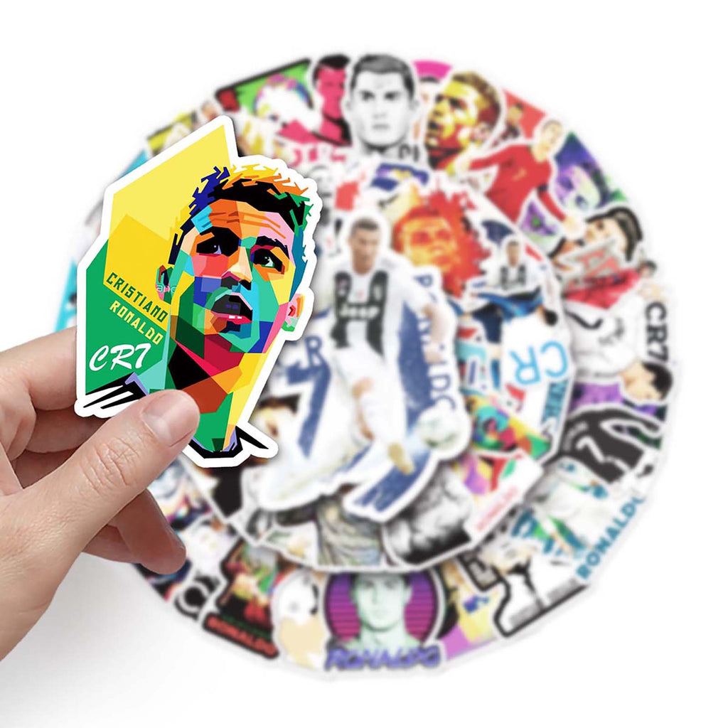 50Pcs Football Theme Waterproof Vinyl Stickers STY14