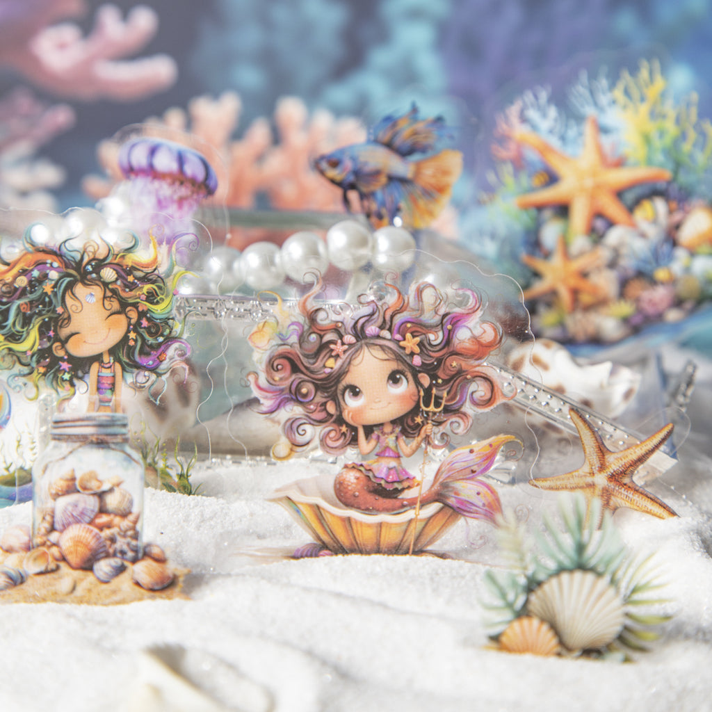 40 Pcs Undersea PET Stickers MHCY