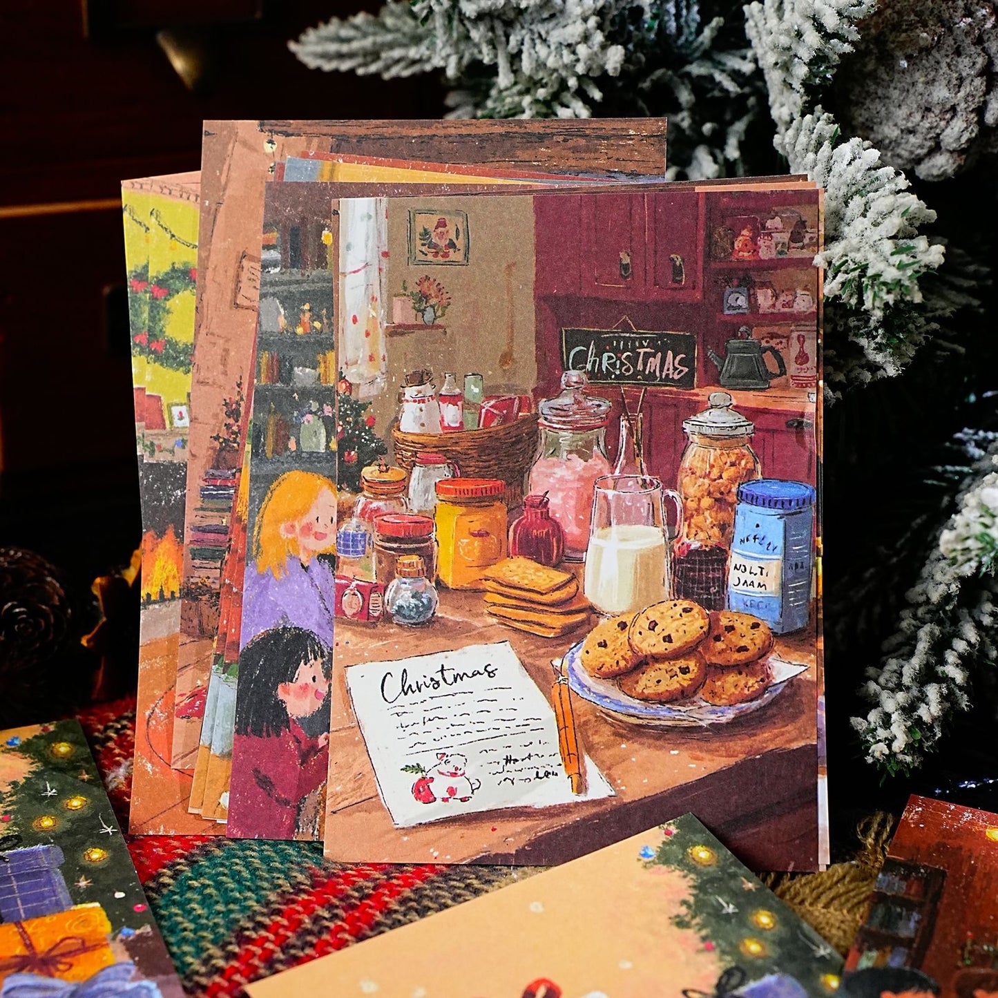 20 Pcs Christmas Night Journal Paper SDZY