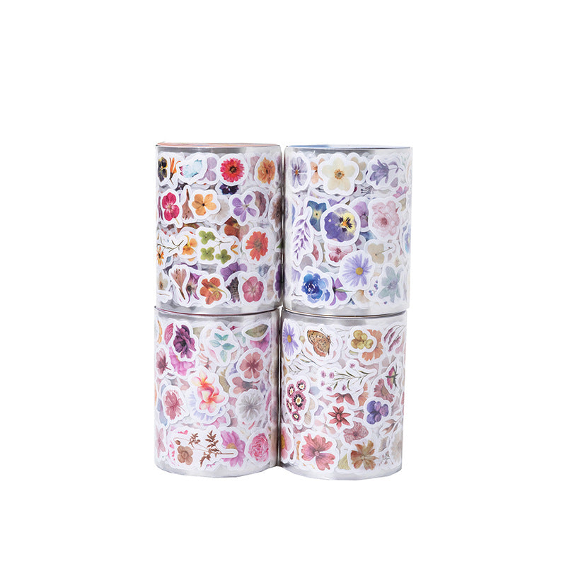 1 Roll Die-cut PET Stickers Tape HHYWQ