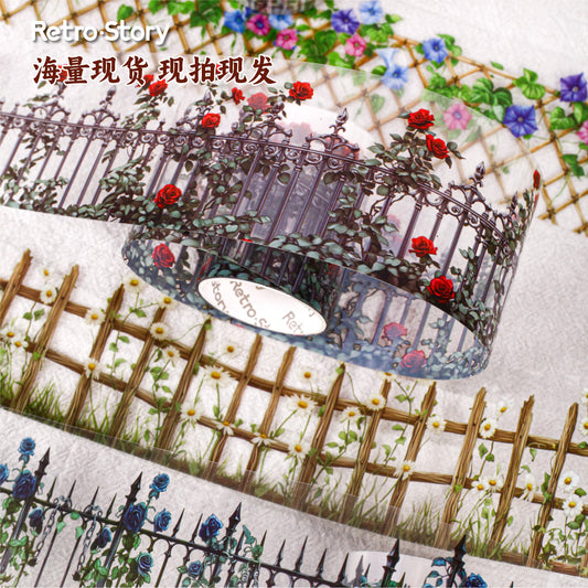 1 Roll Flower Fence PET Tape WGXL