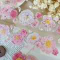 Floral Decorative Tape Rolls- Peony Blush